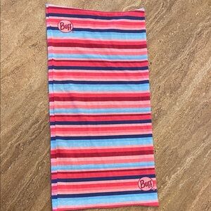 Buff Multicolor Striped Headwear